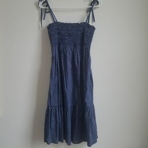 Navy blue J. Crew Sun Dress